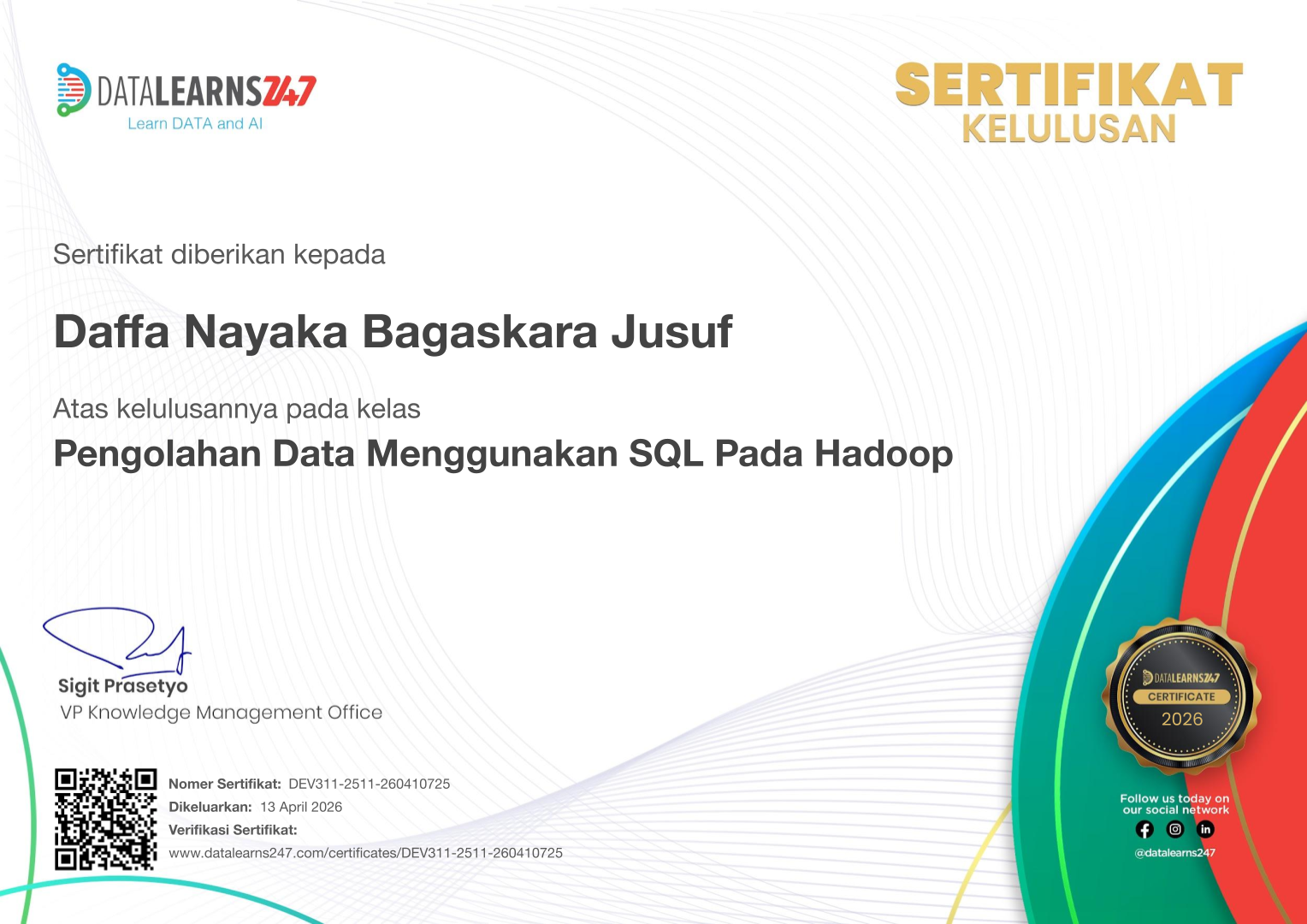 Certificate Image