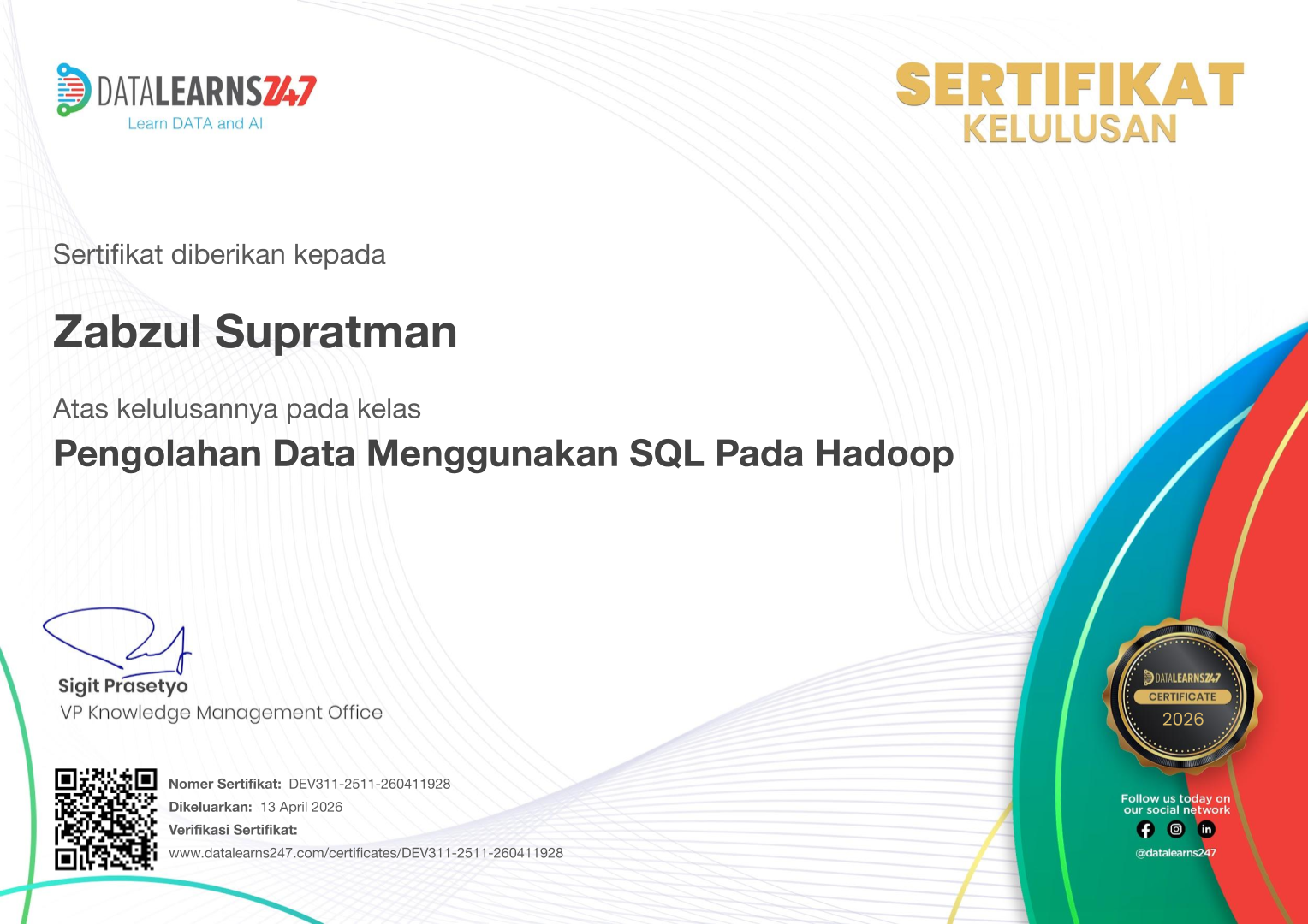 Certificate Image