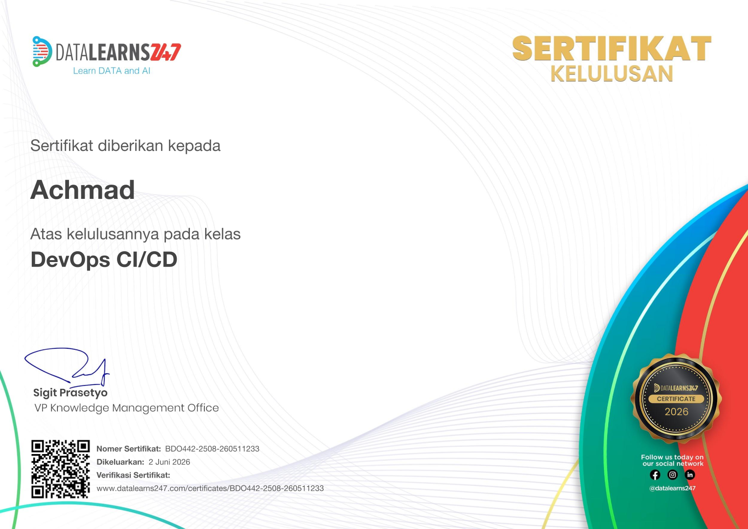 Certificate Image